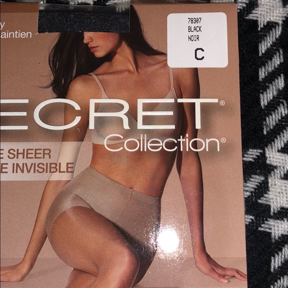 Secret Collection Invisible Sheer Pantyhose - Picture 4 of 11